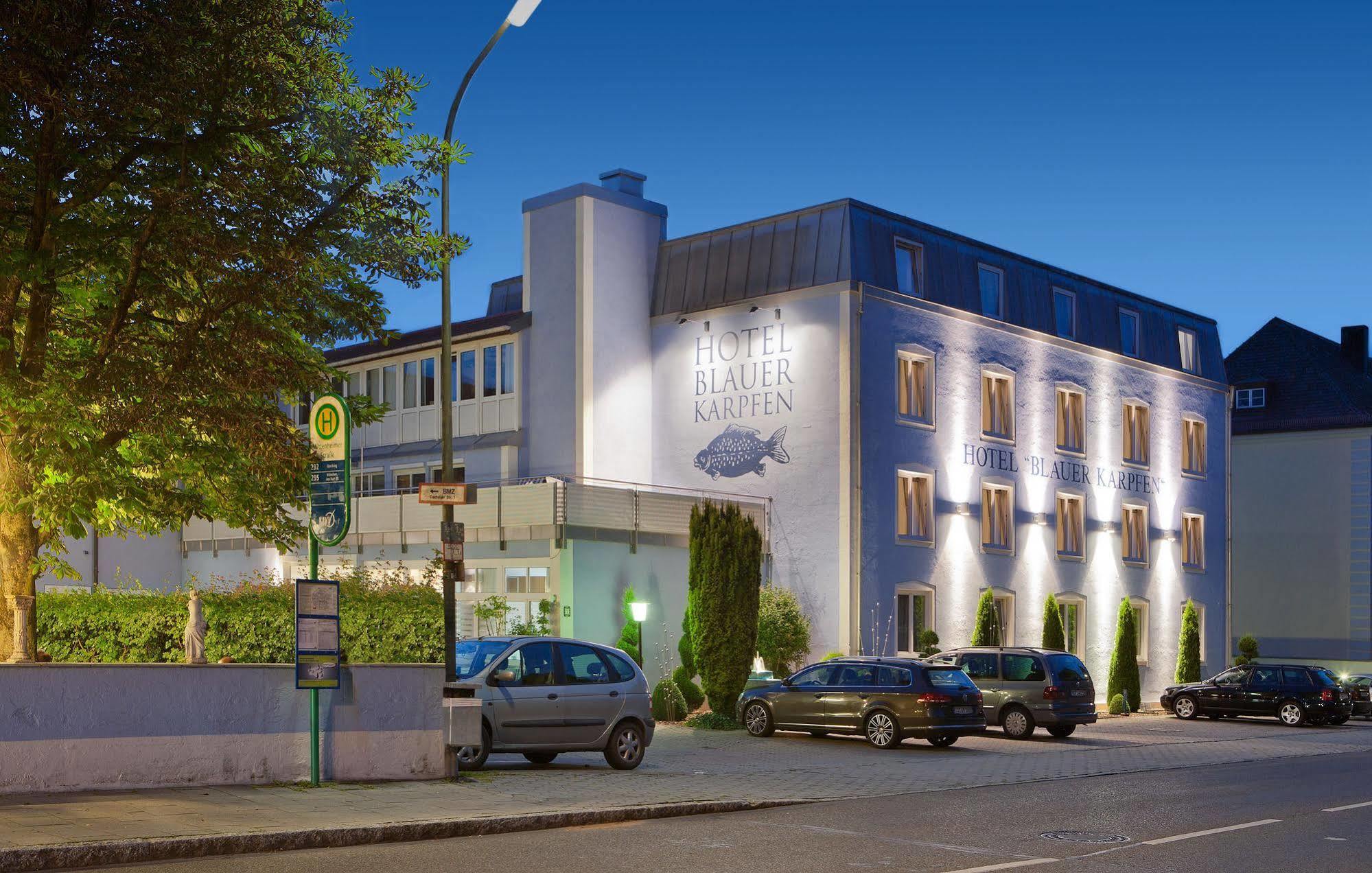 Hotel Blauer Karpfen Oberschleißheim Eksteriør bilde